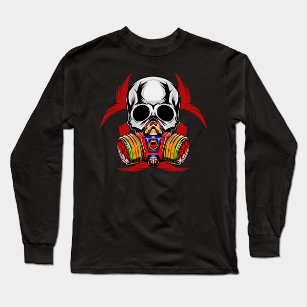 Masked on Long Sleeve T-Shirt by Lenimski